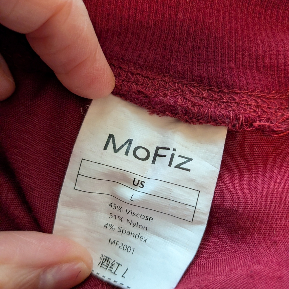 MoFiz Women's Cargo Capris Hiking Pants Lightweight Quick Dry Outdoor Large - Picture 4 of 4